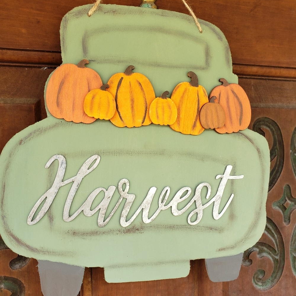 Fall Rustic Harvest Truck